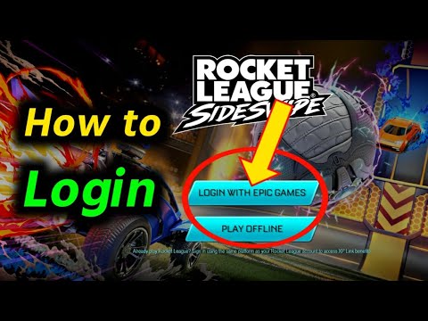 How to Login to Rocket League Sideswipe | Log into Rocket League SideSwipe