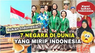 Jangan tertipu‼️7 NEGARA di dunia yang MIRIP INDONESIA. No 1 Indonesia kedua?