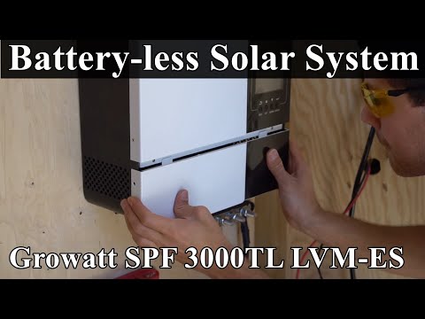 no battery solar power system growatt spf 3000tl lvm es