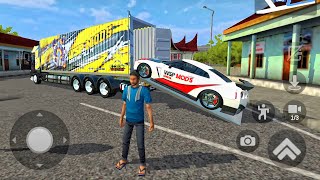 Bus Simulator Indonesia #12 - New Transporter Truck Driving (2020) - Best Android GamePlay screenshot 5