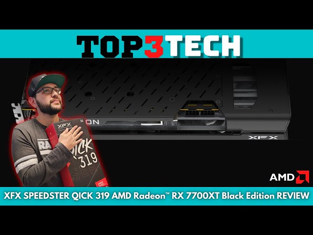 Placa de Video XFX Radeon RX 7700 XT Speedster Qick319, 12GB