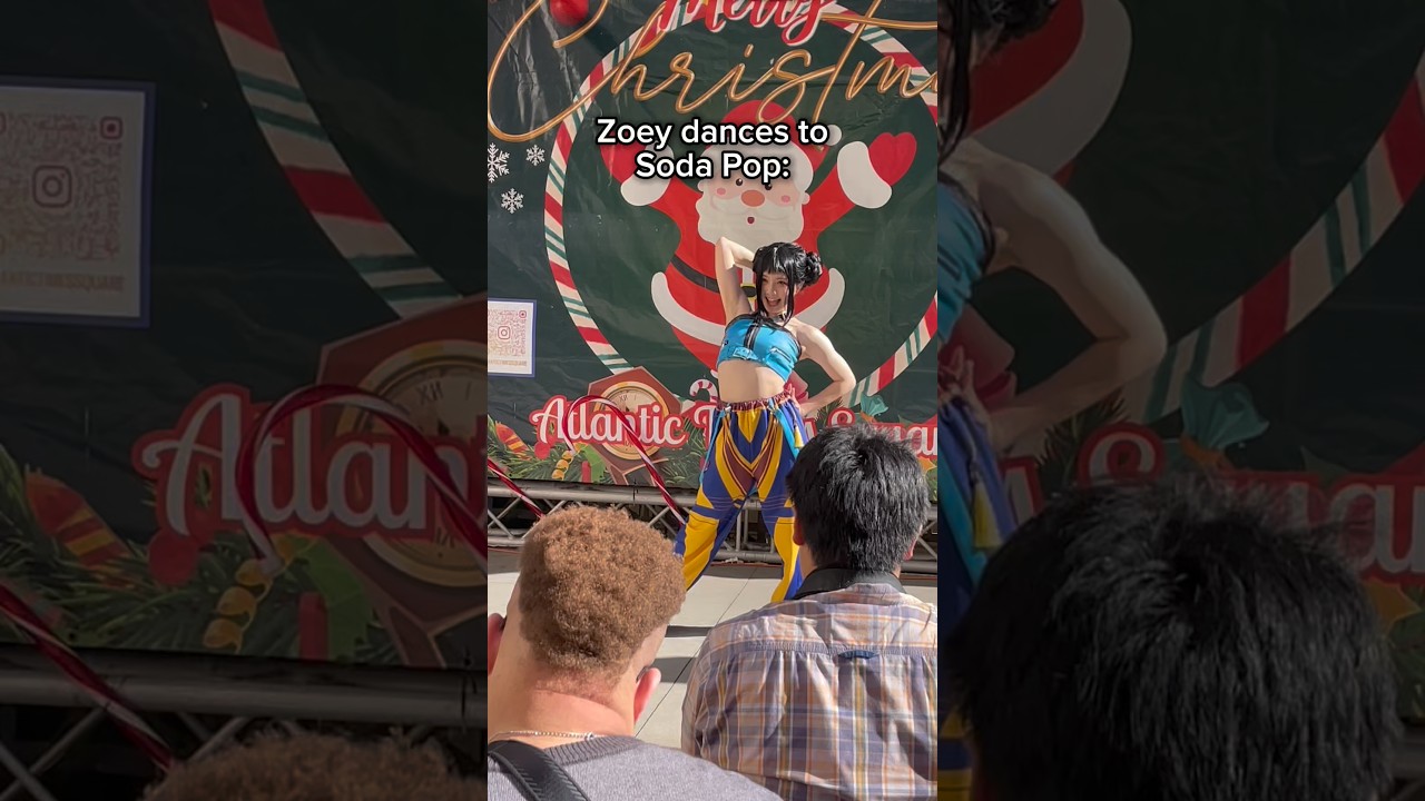 Zoey dances to SODA POP | Kpop Demon Hunters Cosplay #kpopdemonhunters #cosplay #hamucotton