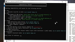 Find Out Which macOS Your PC Supports!-  High Sierra to Tahoe Compatibility Checker