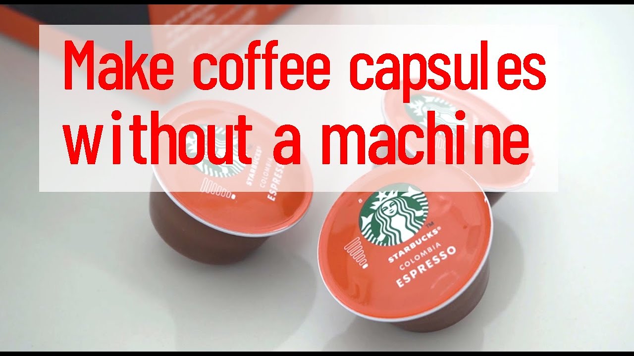 How to make coffee capsules without coffee machine