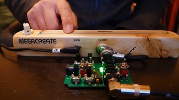 Messing around on Chaos 4093 NAND Synth and Diy Ribbon Controller