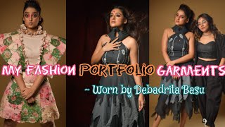 How to make a Fashion Design Portfolio for Jobs|My Fashion Design Portfolio worn by Debadrita Basu|