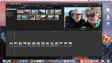 Learn to create audio slideshow in iMovie