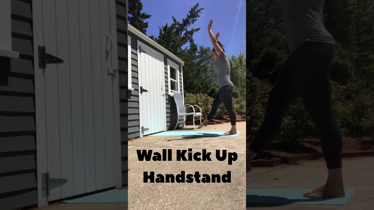 Wall Kick Up Handstand YouTube