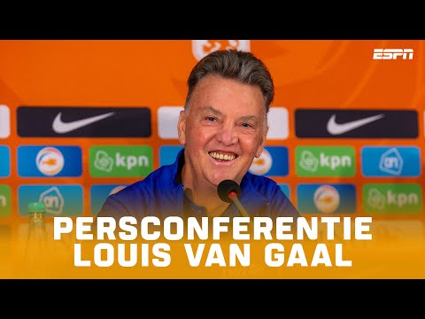 Persconferentie Oranje met Louis van Gaal en Virgil van Dijk | Livestream