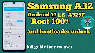 How To Root Samsung A32 Android 13 handi | Android 11 ,12 and 13