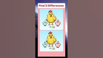 Only 50% Genius Can Find 3 Differences 🥸 #findthedifferences #quiz #spotthediference