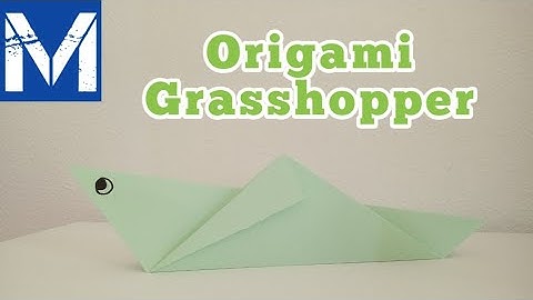 How to make Origami Grasshopper🦗 | easy origami | origami tutorials |