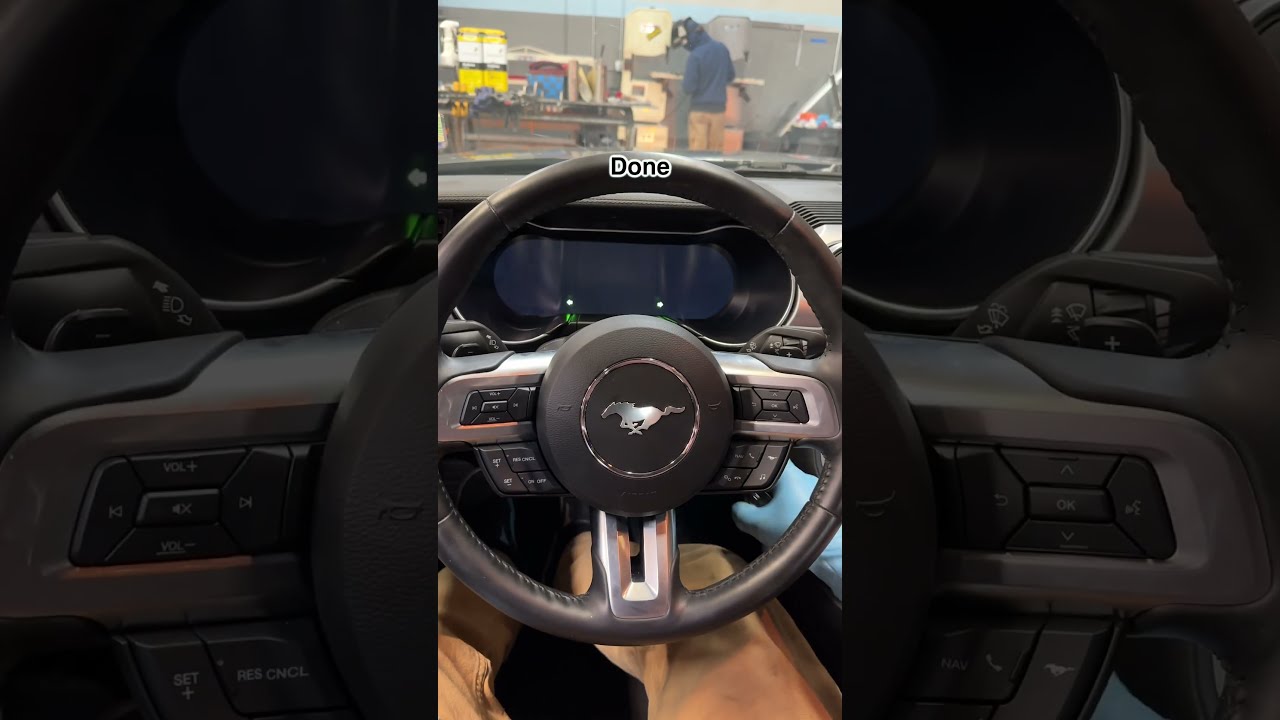 How To Install Mustang DIGITAL Dash Shorts Musclecar