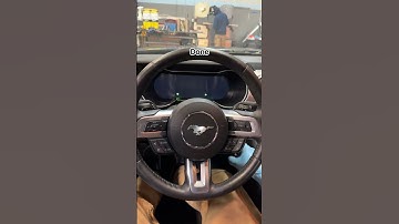 How to install Mustang DIGITAL dash 🫡 | #shorts #mustang #musclecar