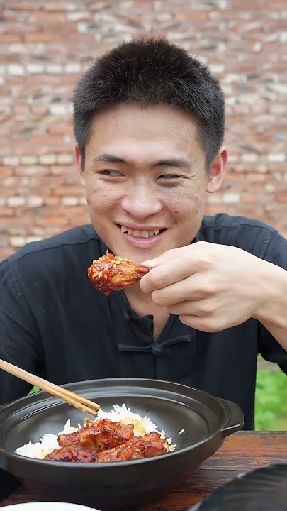 Braised Chicken Drumsticks丨Eating Spicy Food and Funny Pranks丨 Funny Mukbang丨TikTok Video