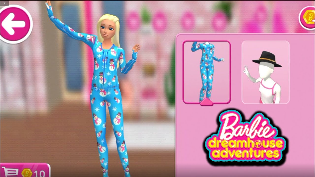 Barbie DreamHouse Adventures !!! Novas roupas para o Natal!!! 