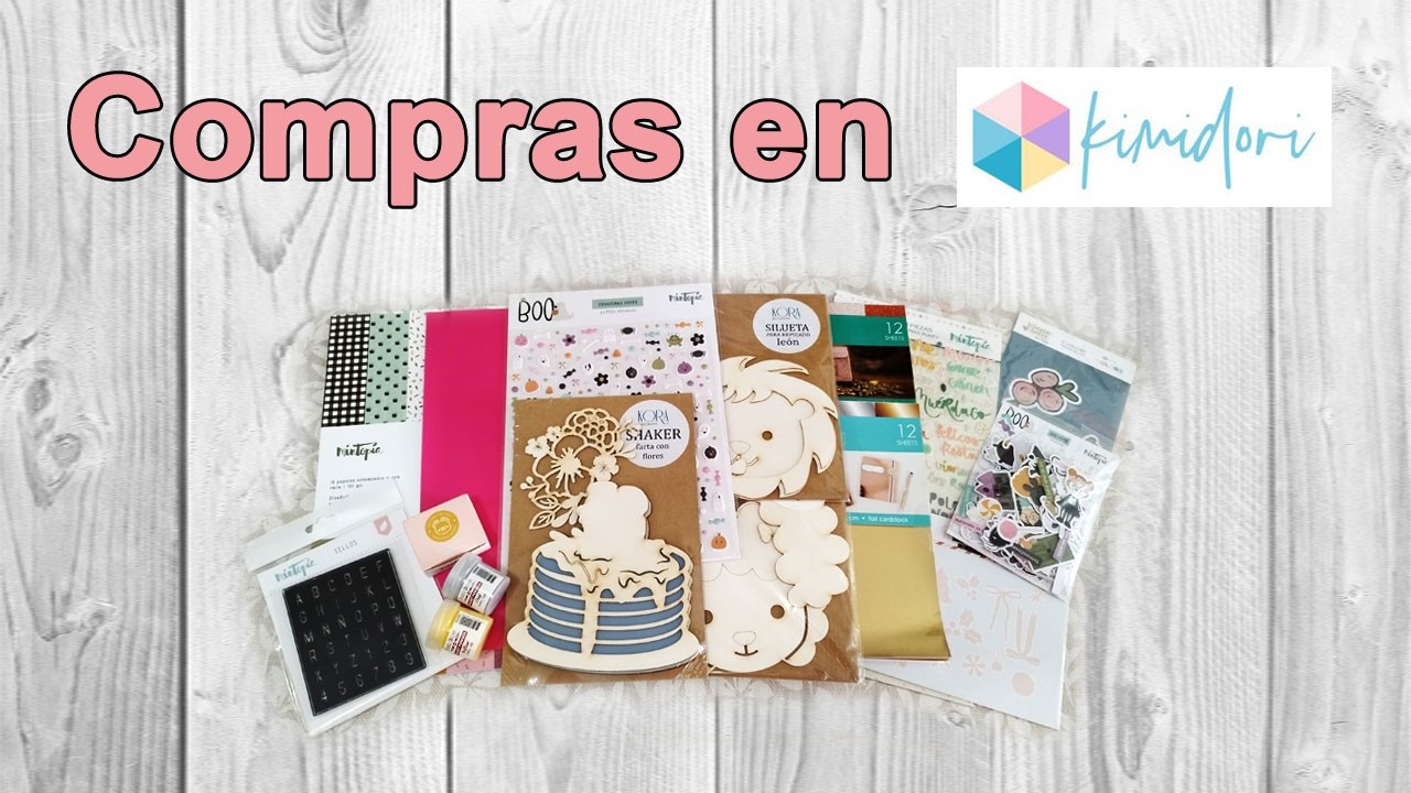 Haul Kimidori rebajas. Haul compras Kimidori. Unboxing Kimidori. Compras scrapbook y manualidades