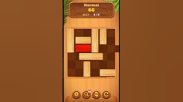 Unblock Sliding Block Puzzle Normal Level 66 #shorts
