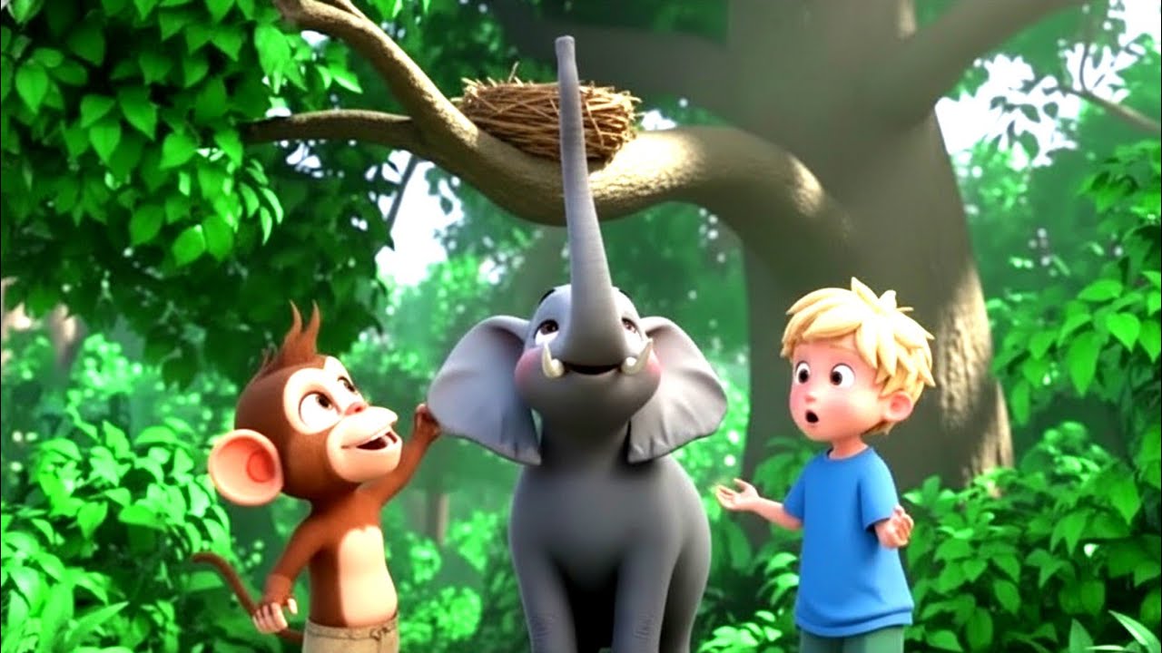 Joyful-Jungle-Celebration-Finale Real World 3D AI cartoon