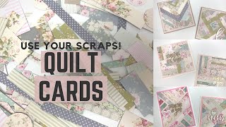 USE YOUR SCRAPS!  Quilt Cards! | Scrap Buster