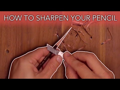 How To Sharpen Your Pencil For Drawing