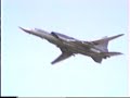 Tu22M Backfire display, Farnborough 1992.