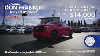 DF GMC Lexington TV August 2026