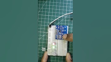a simple touch sensor testing without Arduino #arduino #engineering #funny