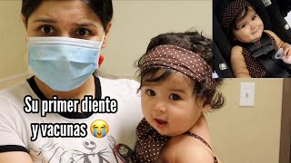 Primer diente de mi bebé y vacunas 🥺 Ileana Velazquez