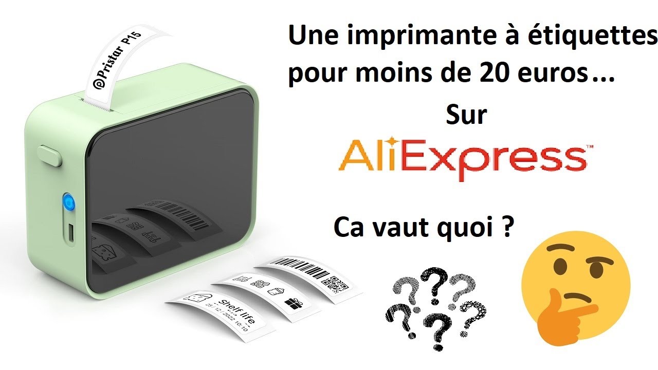 Une imprimante à étiquette à moins de 20 euros !!! (Et en plus