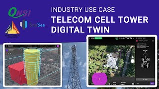 Cell Tower Digital Twinning with Scanlink by Telecom Service Techs at QNSI with SiteSee &amp; PhilTower