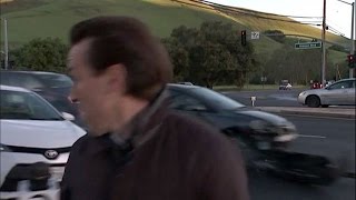 Ktvu Reporter Almost Hit By Car On Live Tv
