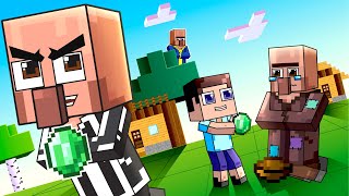 [Animation] A Super Rich Villager Rewards Baby STEVE For A Good Deeds | Antztoons Funny Minecraft