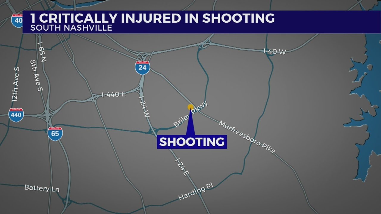 1 critically injured in South Nashville shooting - YouTube