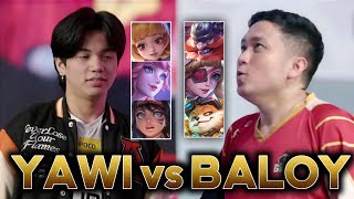 YAWI vs BALOY Showdown in Leg 2! They switched Hero Pools? AURA safe to playoffs?