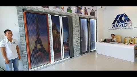 Cửa Lưới Xếp Nối Cánh Chống Muỗi Không Ray