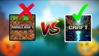 CRAFTMAN 2024 VS MINECRAFT🤯  IN MOBILE - ( WHICH IS BETTER ?)