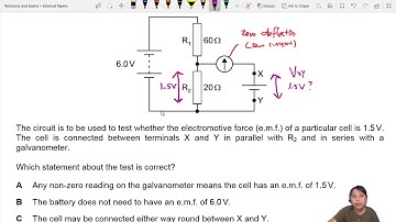 MJ20 P11 Q38 Potentiometer Circuit Test | May/June 2020 | CIE A Level 9702 Physics