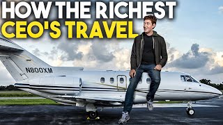 How The Richest CEO's Travel 🤔