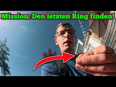 Ring im Garten verloren – der letzte von mehreren Ringen in Minuten gefunden