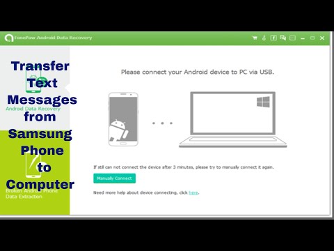How to Transfer Text Messages from Samsung Phone to Computer Using Samsung Transfer Tool