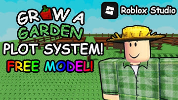 Tutorial make a Grow a Garden Plot System 🌲🍅| Roblox Studio