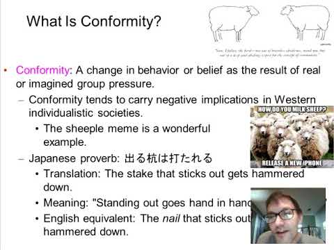 Topic 7 1 What is Conformity