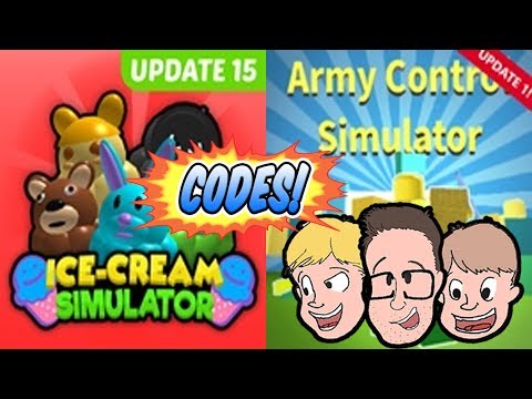 Codes Ice Cream Army Control Simulator Live Gameplay Update