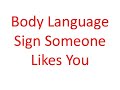 Body language sign he attracted to you