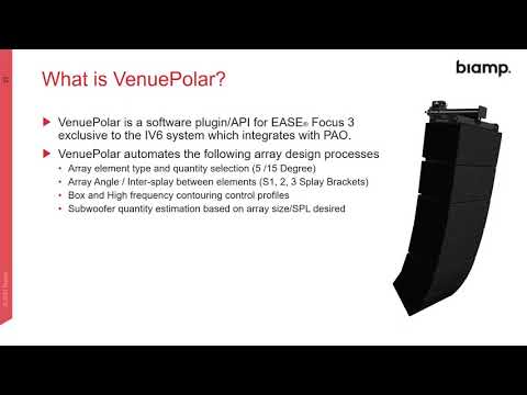 Webinar: IV6 VenuePolar plugin for Ease® Focus 3