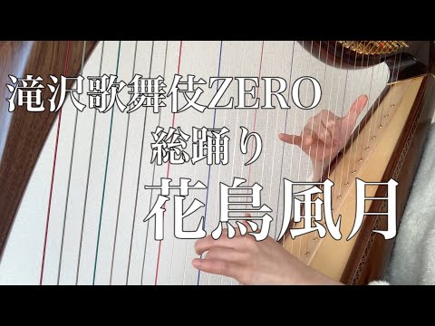 花鳥風月/滝沢歌舞伎zero 総踊り SnowMan  【ハープ】で弾いてみた！harp cover アイリッシュハープ ジャニーズ Johnnys
