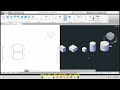 Membuat obyek 3D - Box, Cylinder, Cone, Sphere - AutoCAD