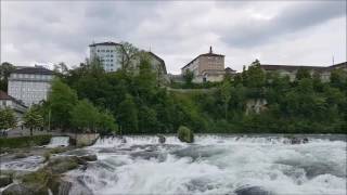 شلالات الراين سويسرا rheinfall schaffhausen switzerland