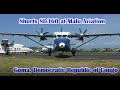 Shorts sd360 with malu aviation in goma democratic republic of congo